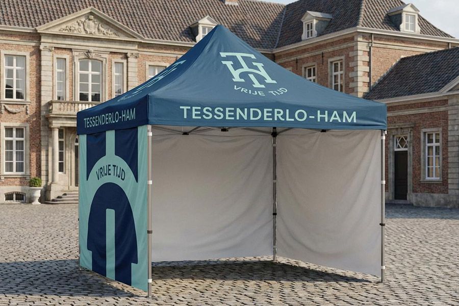 vouwtent van 3 x 3 meter voor gemeente Tessenderlo-Ham